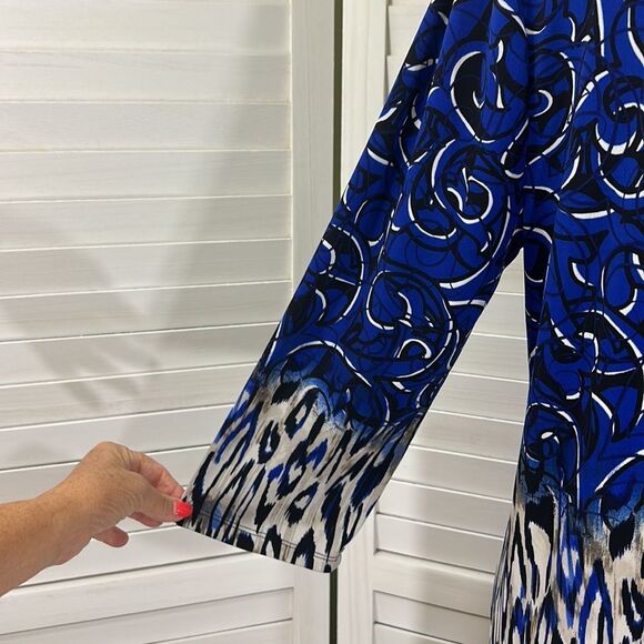 Chico’s Travelers Tunic Size 1 (8) Top Medium NWOT - Picture 10 of 16